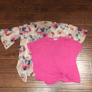 Shirt and Cardigan set!